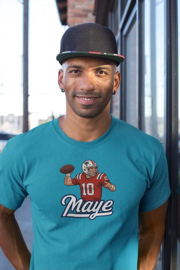 Discover Drake Maye Shirt, Football Fan Tee, Maye 10 Graphic Shirt, Game Day Sports T-Shirt, Unisex Football Tee