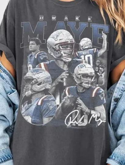 Discover Drake Maye England Patriots Champions 2026 SBowl charcoal shirt