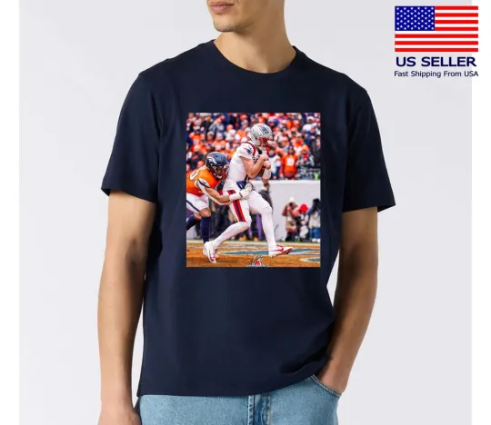 Discover Drake Maye Overcome the Snow 2026 T-Shirt, Football Fan gift