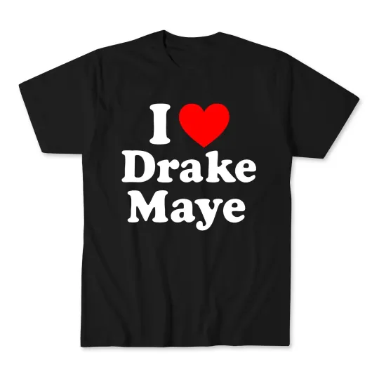 Discover I Love Drake Mayee Football Player Fans Heart Unisex T-Shirt