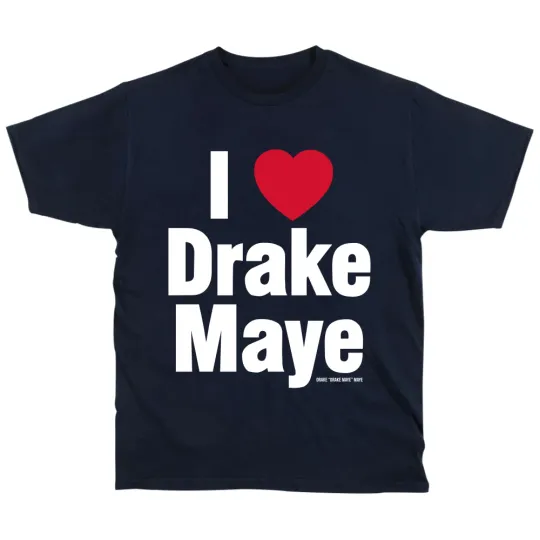 Discover Nw England Patriots "I ❤️ Drake Maye" Super Bowl LX Champions Shirt