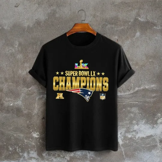 Discover New England Patriots 7-Time Super Bowl Champions T-Shirt