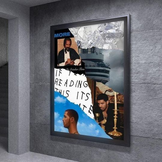 Discover Drake Rapper All album Cover Poster (No Frame)