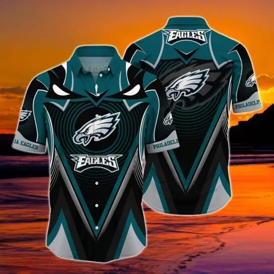 Discover Philadelphia Eagles Fierce Fan Hawaiian, Gift For Fans, Gift For Friends