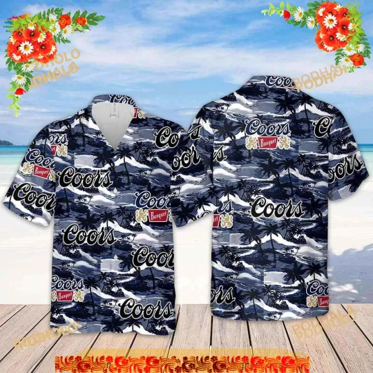 Discover CCORS Banquet Hawaiian Sea Island Pattern Summer Vacation Shirt