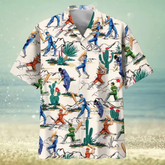 Desert Colorful Cricket Hawaiian Shirt