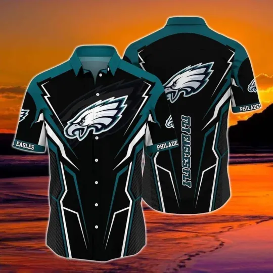Discover Philadelphia Eagles Thunder Strike Hawaiian, Gift For Fans, Gift For Friends