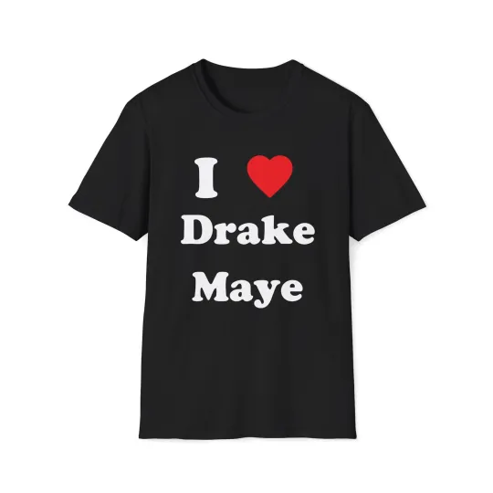 Discover I Love Drake Mayee Football T-Shirt