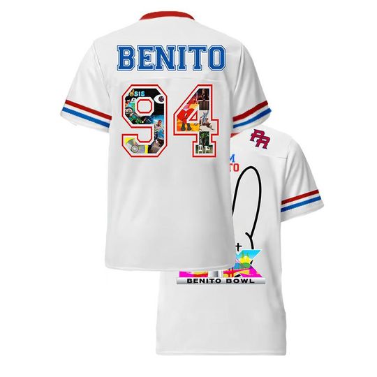 Discover Benito Team Puerto Rico Football Jersey Unisex
