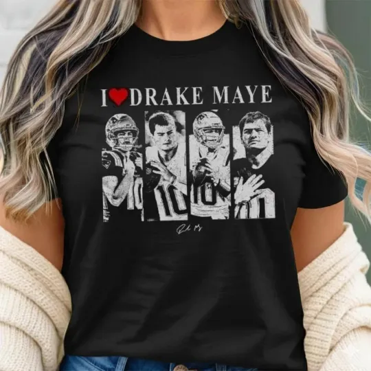 Discover I Love Drake Mayee Vintage Football Player Shirt New England Love Gift