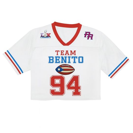 Discover Benito SUPA POWL Football Crop Top Jersey