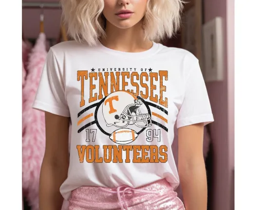 Discover Vintage 90s Tennessee Football T-shirt, Tennessee Tee, Sport Shirts