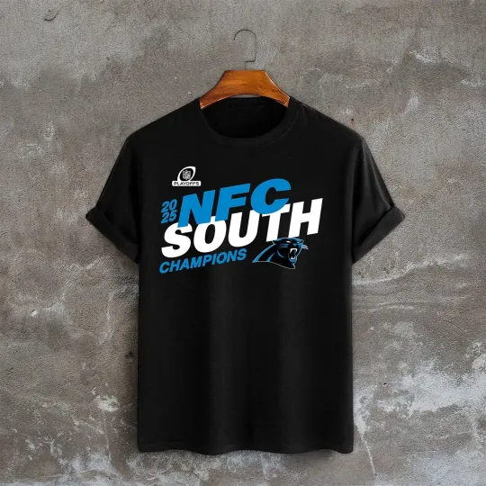 NFC South Division Champions Carolina Panthers T-Shirt