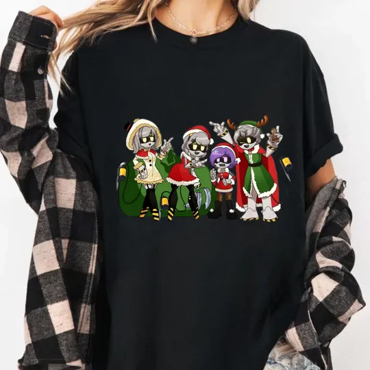 Discover Murder Drones Christmas T-Shirt, Anime Fan Tee