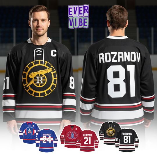 Discover Heated Rivalry Hockey Jersey, Ilya Rozanov Shane Hollander, Hockey Movie Inspired Gift