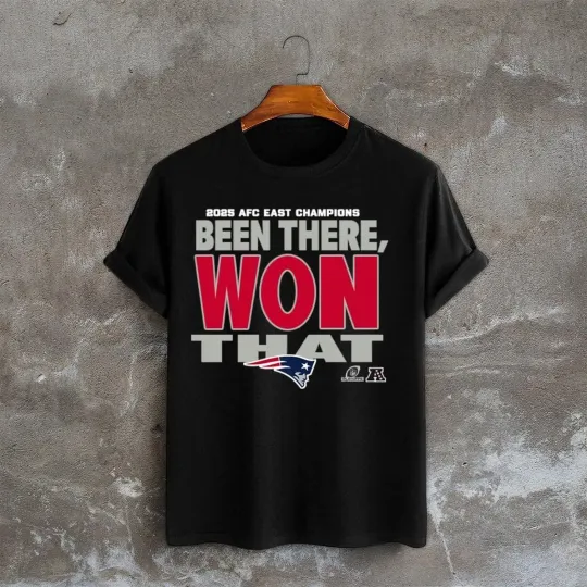 New England Patriots 2025 AFC East Champions T-Shirt
