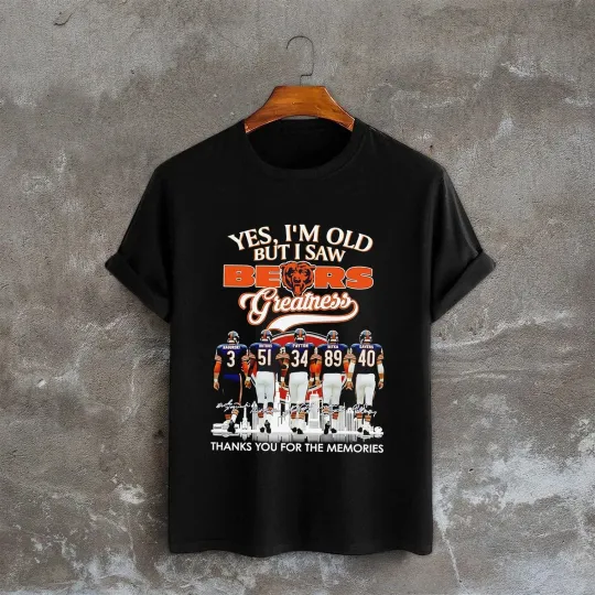 Discover Yes I’m Old But I Saw Bears Greatness Thank You T-Shirt