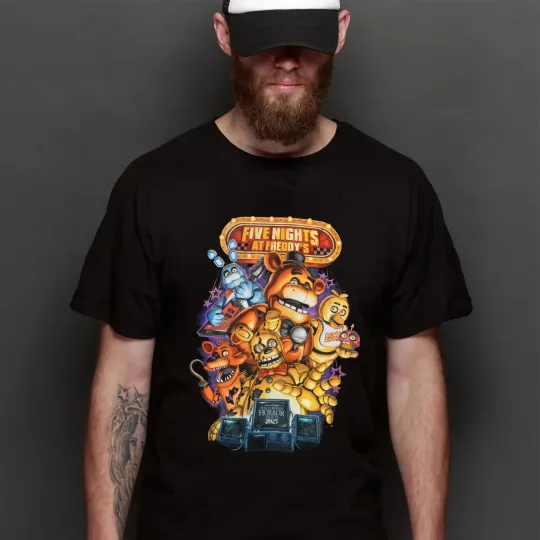 Discover Halloween HN 2025 Five Nights at Freddy's T-Shirt