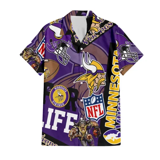 Discover football Minnesota For Life Hawaiian Shirt