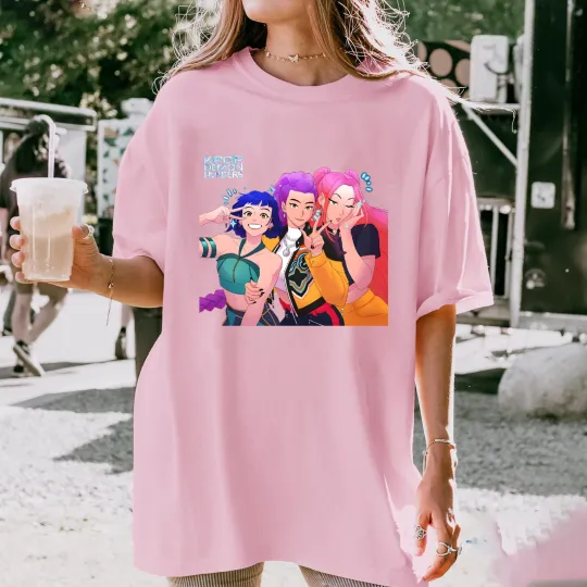 Discover Hunters T-Shirts, K-Pop Demon Hunters Movie Tee, Mira Rumi Joey Shirt