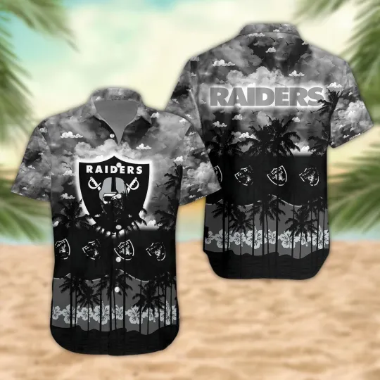 Discover Las Vegas Football Palm Trees Sunset Hawaiian, Gift For Fans, Gift For Friends