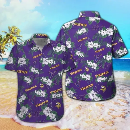 Discover Minnesota football Hawaiian Shirt Sun Dresses Aloha Shirt #4