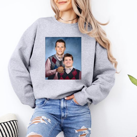 Tom Brady Drake Maye Step Brothers Football Sweatshirt, Step Brothers Football Shirt, New England Football Tee, Step Brothers Shirt