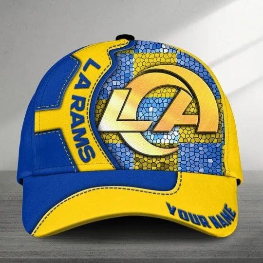 Discover Personalized Los Angeles Football Ramss Team Classic Cap Gift For Husband Dad
