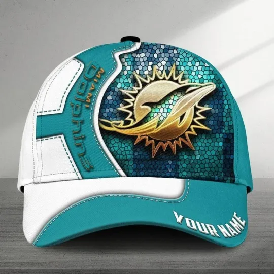 Discover Personalized Miami Football Dolphinss Team Classic Cap Gift For Husband Dad