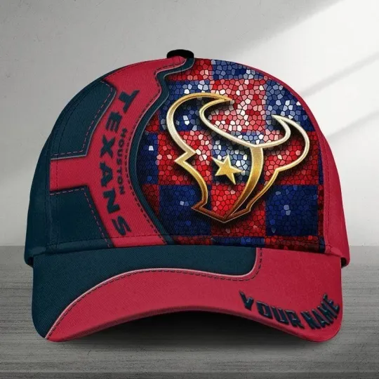 Personalized Houston Football Texanss Team Classic Cap Gift For Husband Dad