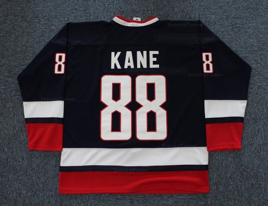 Discover Retro 2014 Kane #88 Hockey Jersey US Blue;Stitched;Toddler Youth Men Custom Names