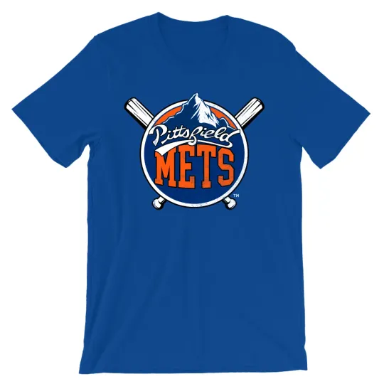 Discover New Pittsfield Mets 1989-2001 MiLB Baseball T-Shirt