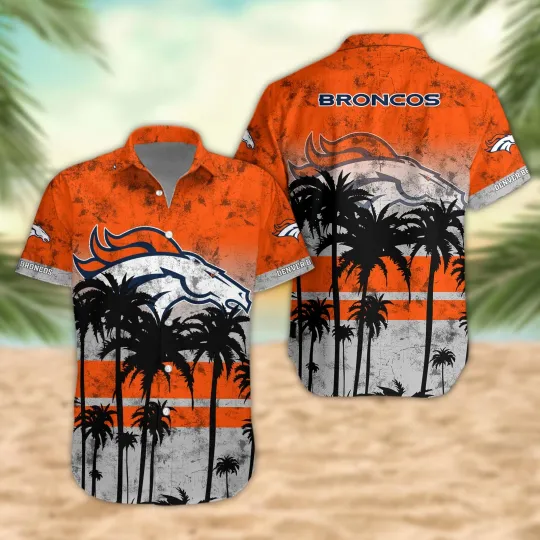 Discover Denver Football Desert Sunset Hawaiian Shirt