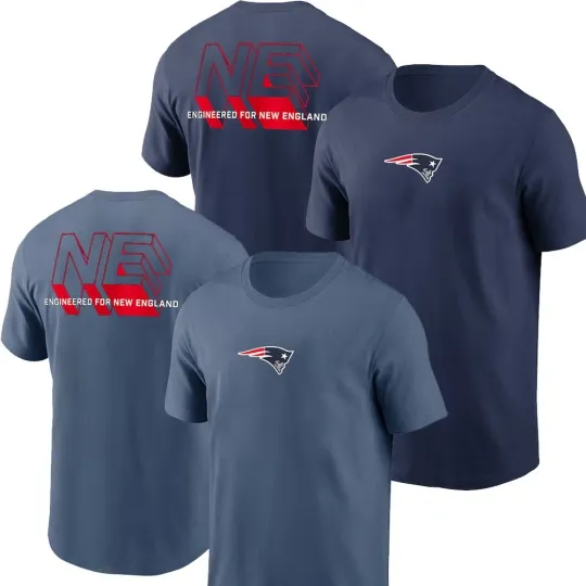 Discover New England Patriots Double Sided T-Shirt - Game Day Engineered Fan Tee