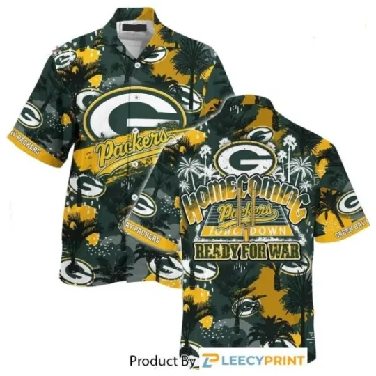 Discover Green Bay Football Hawaiian Shirt Beach, Gift For Friends