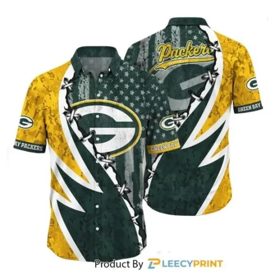 Discover Green Bay Football Hawaiian Shirt Team Football Beach Shirt , Gift For Friends V7