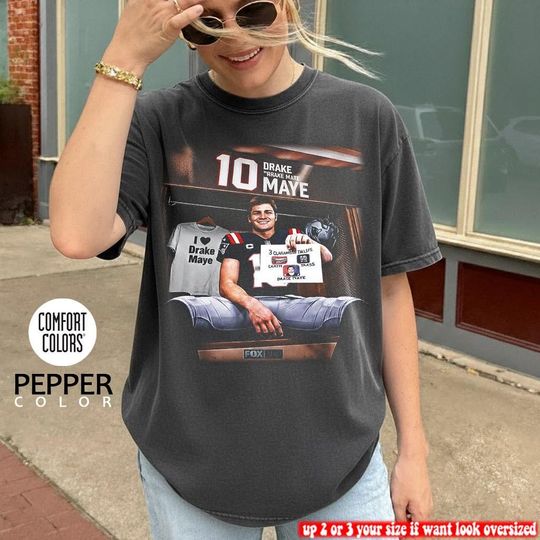 Discover Drake Maye Vintage 90s Graphic T-Shirt, New England Football Fan Tee