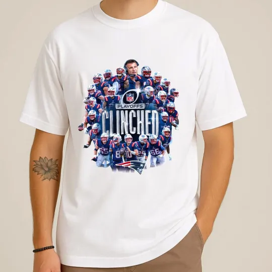 New England Patriots Let's Go Playoff T-Shirt
