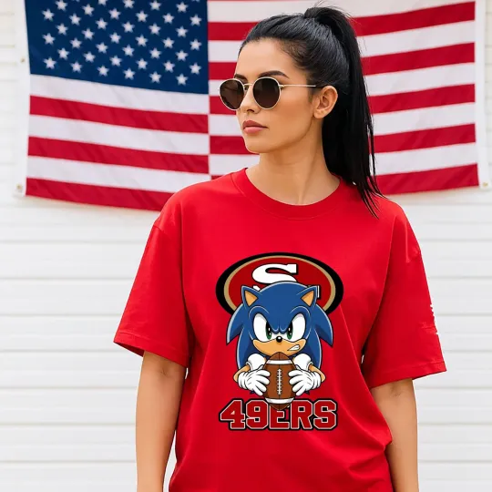 San Francisco 49ers Sonic Football T-Shirt