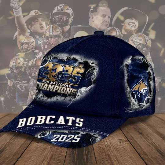 Discover Monata Bobcats Football classic cap