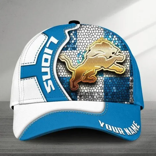 Discover Personalized Detroit Football Lionss Team Classic Cap Gift For Husband Dad