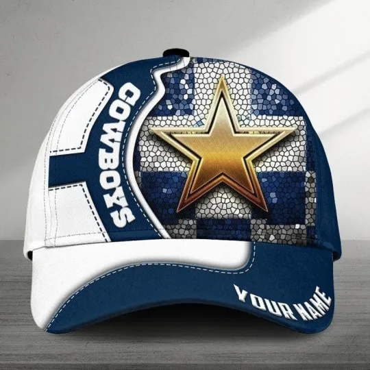 Discover Personalized Dallas Football Cowboyss Team Classic Cap Gift For Husband Dad
