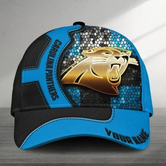 Discover Personalized Carolina Football Pantherss Team Classic Cap Gift For Husband Dad