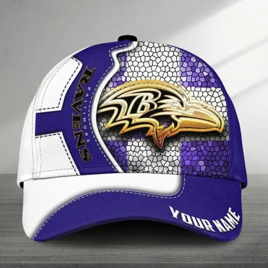 Discover Personalized Baltimore Football Ravenss Team Classic Cap Gift For Husband Dad