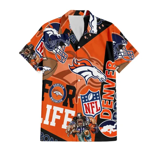 Discover Denver Football For Life Hawaiian Shirt