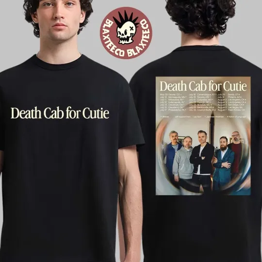 Discover Death Cab For Cutie Summer North America 2026 Tour T-Shirt Unisex
