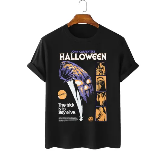 Discover Halloween Stay Alive Tonal T-Shirt, Men Women T-Shirt