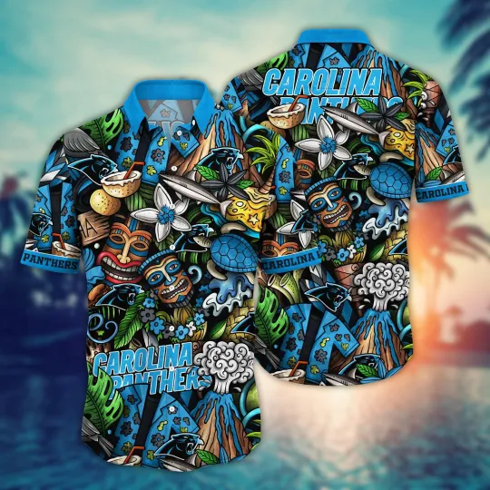Discover Carolina Football Coastal Gridiron Hawaiian, Gift For Friends