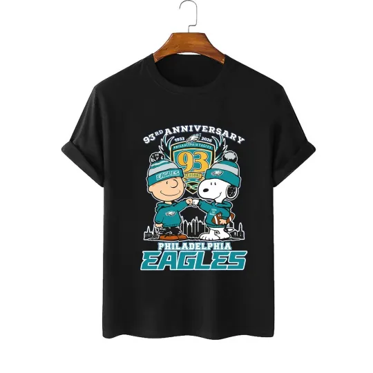 Discover Philadelphia Eagles 93th Anniversary 1933 2026 Tshirt
