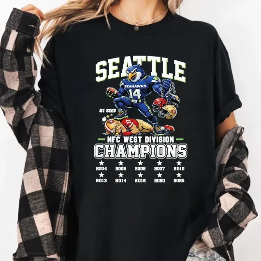 Discover Seattle Seahawks NFC West Champions Shirt